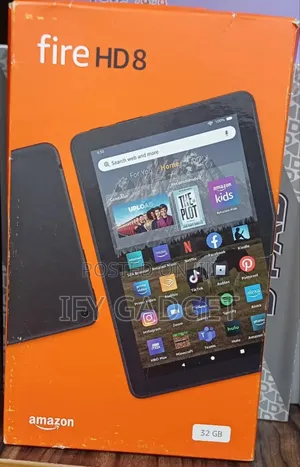 New Amazon Fire HD 8 32 GB Black