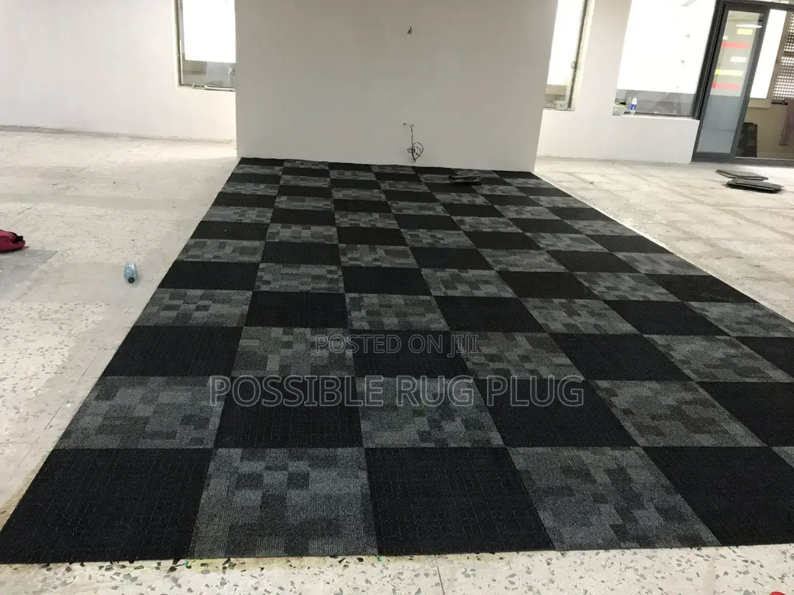 Arsh Dark Gray Rug Tiles