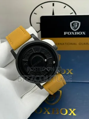 Original Foxbox Faux Leather Strap Watch in Store