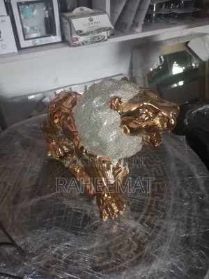 Golden Lion Figurine