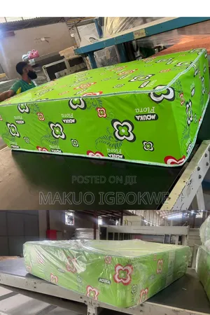 [Bn] 16inches - 6ft by 4 1⁄2 Mouka Flora Family Size Mattress.Bn