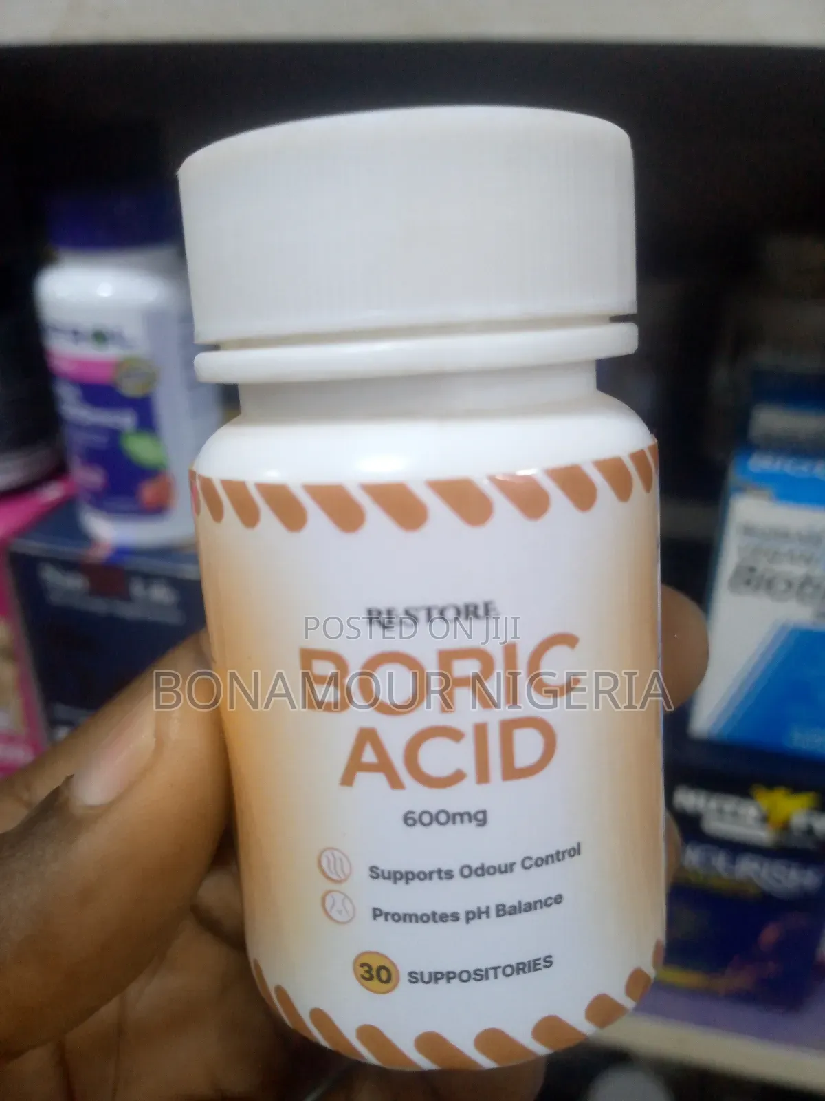 Restore Boric Acid 600mg X30 Suppositories