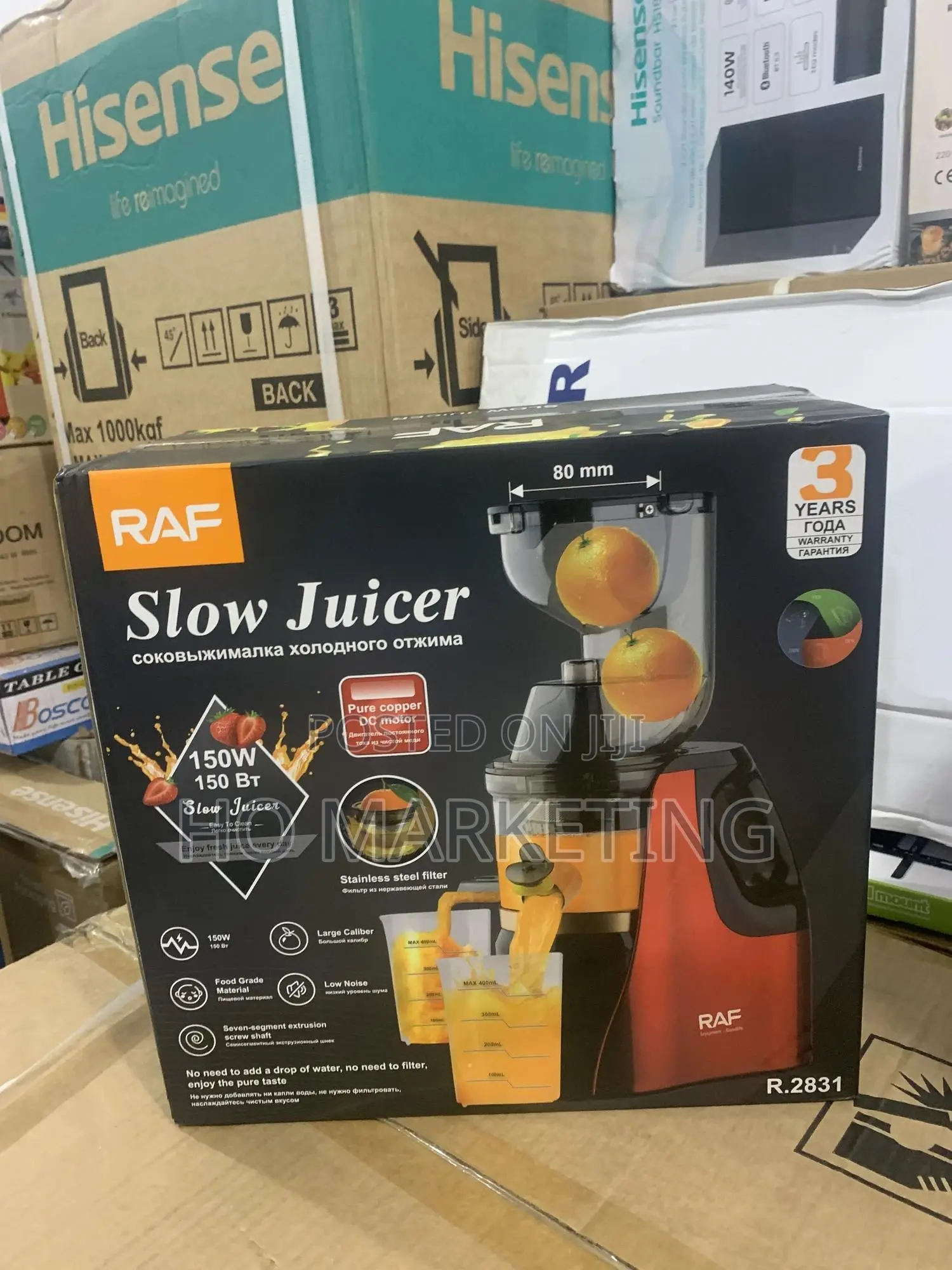 Raf R.2831 150w Slow Extraction for Maximum Nutrition