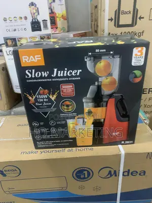 Raf R.2838 Slow Juicer–150w, Large Caliber, High-Performance