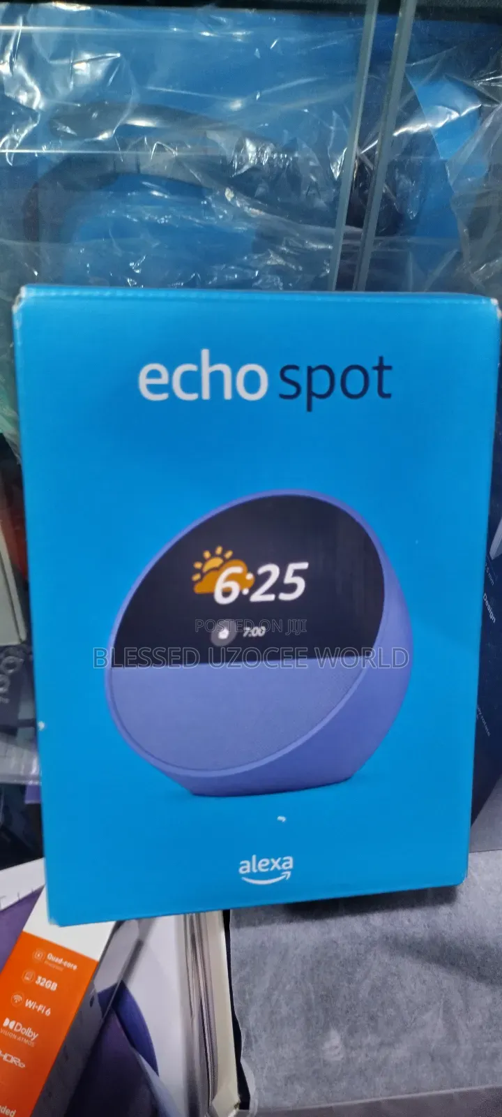 Amazon Echo Spot Smart Alarm Clock With Alexa Built-in Devic