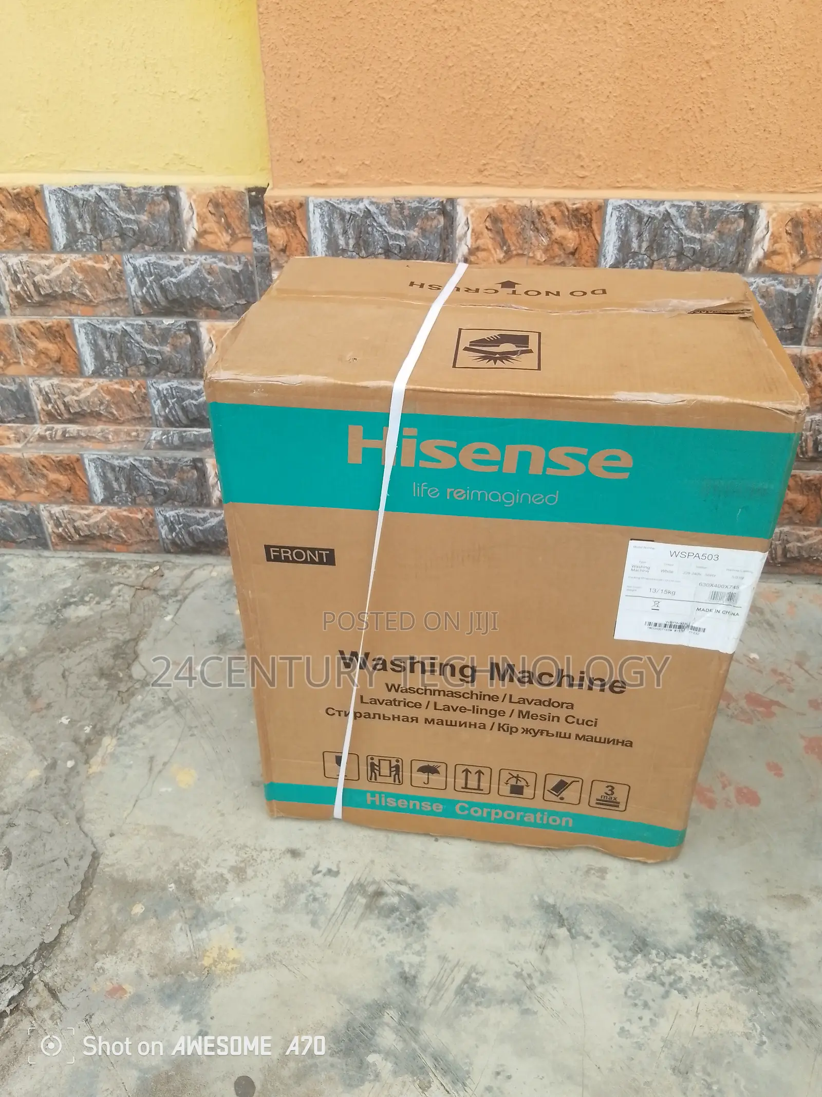 Hisense 5 Kg Washer Adjustable Legs