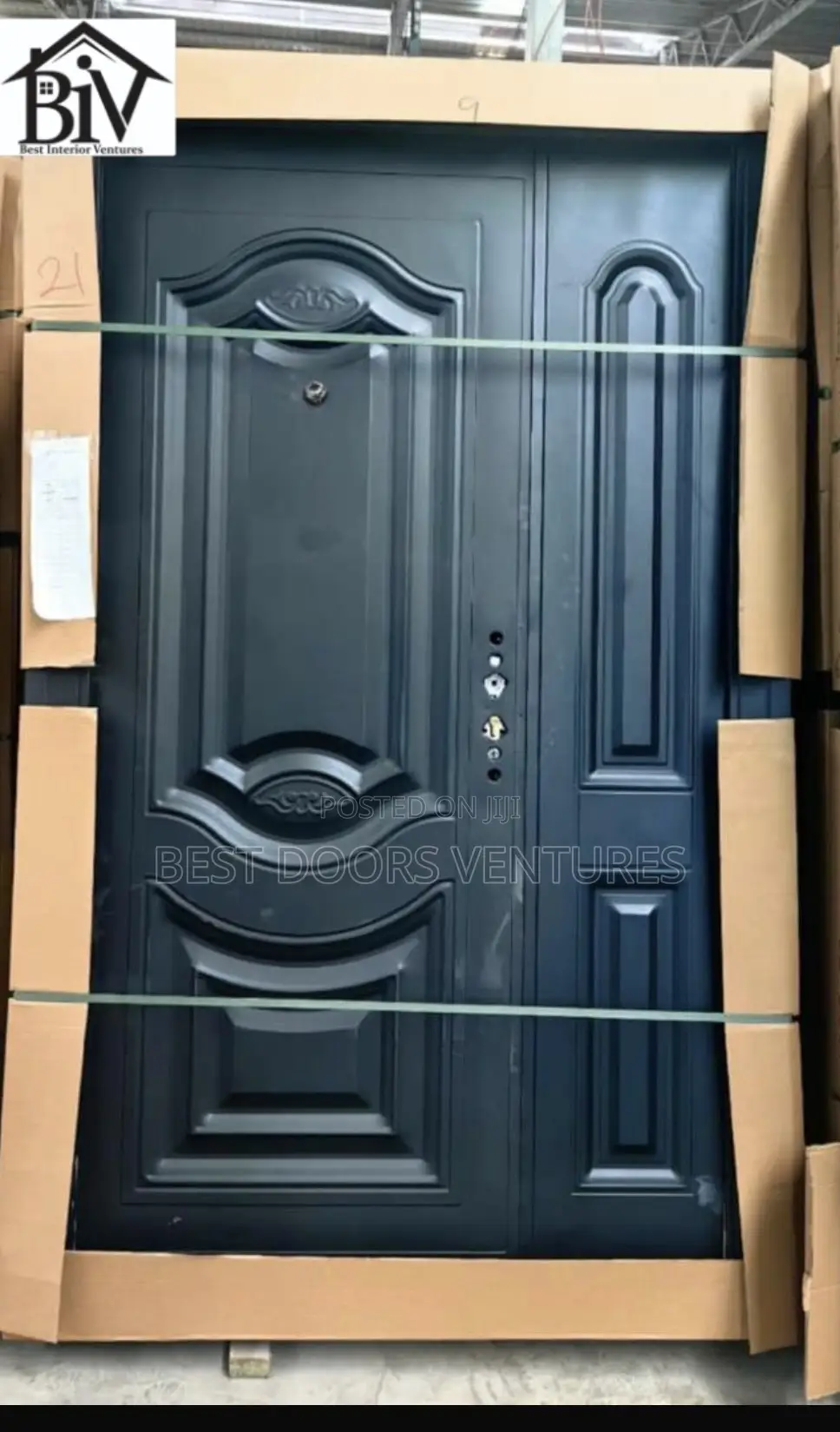 Security and Entrance Door 4ft by 7ft Two Panel Design