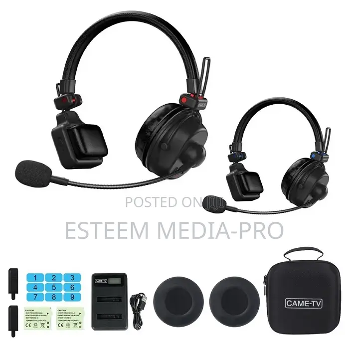 Came-Tv Waero Pro Wireless Intercom Headset- 2 Pack