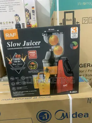 Raf R.2838 Slow Juicer – High-Quality Plastic, Low Noise