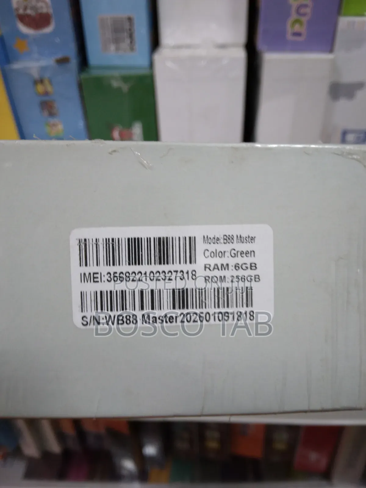 New Bebe B88 Master 256 GB Green