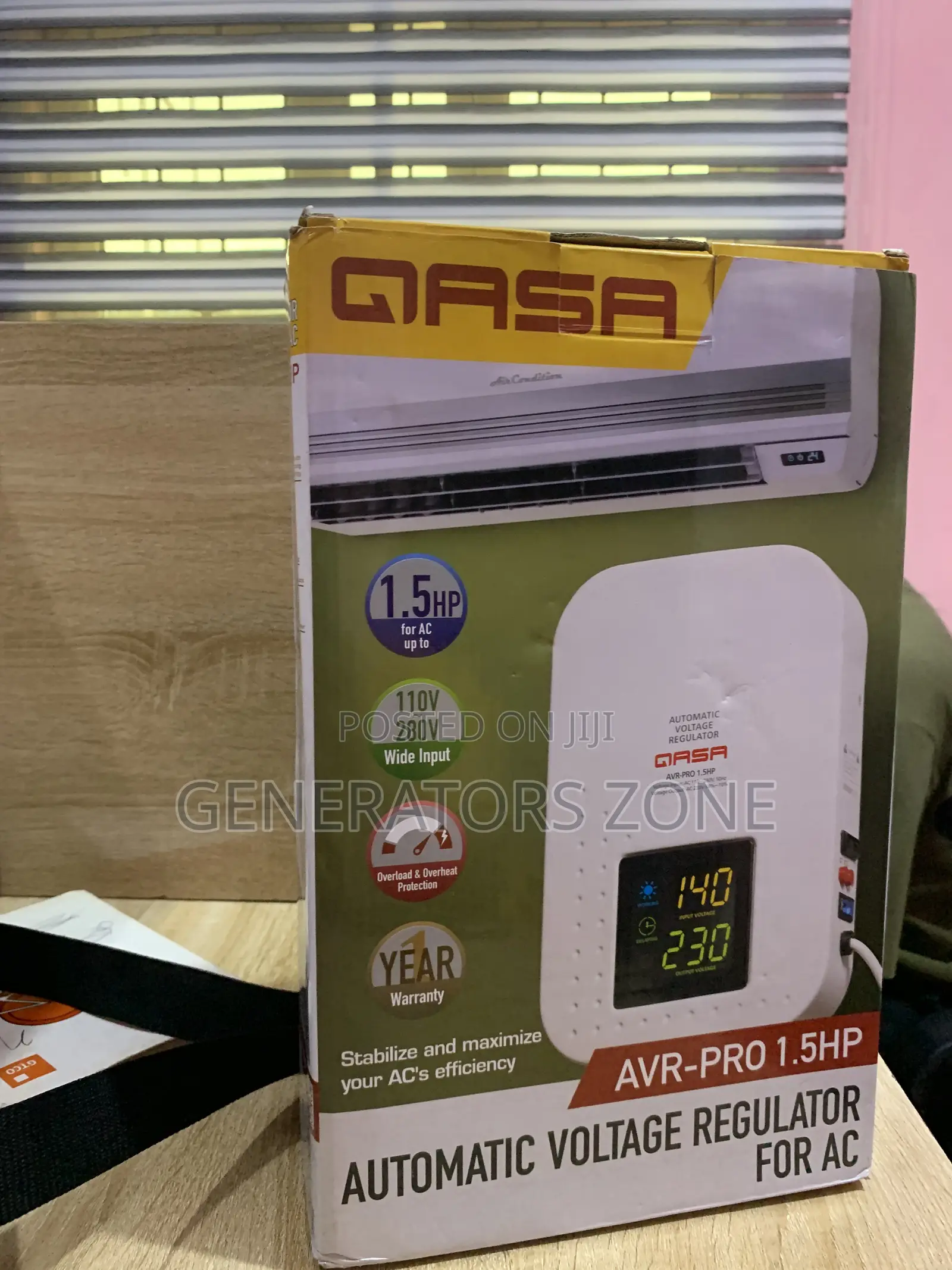Smart Protection for Your Electronics Qasa 2000w Stabilizer