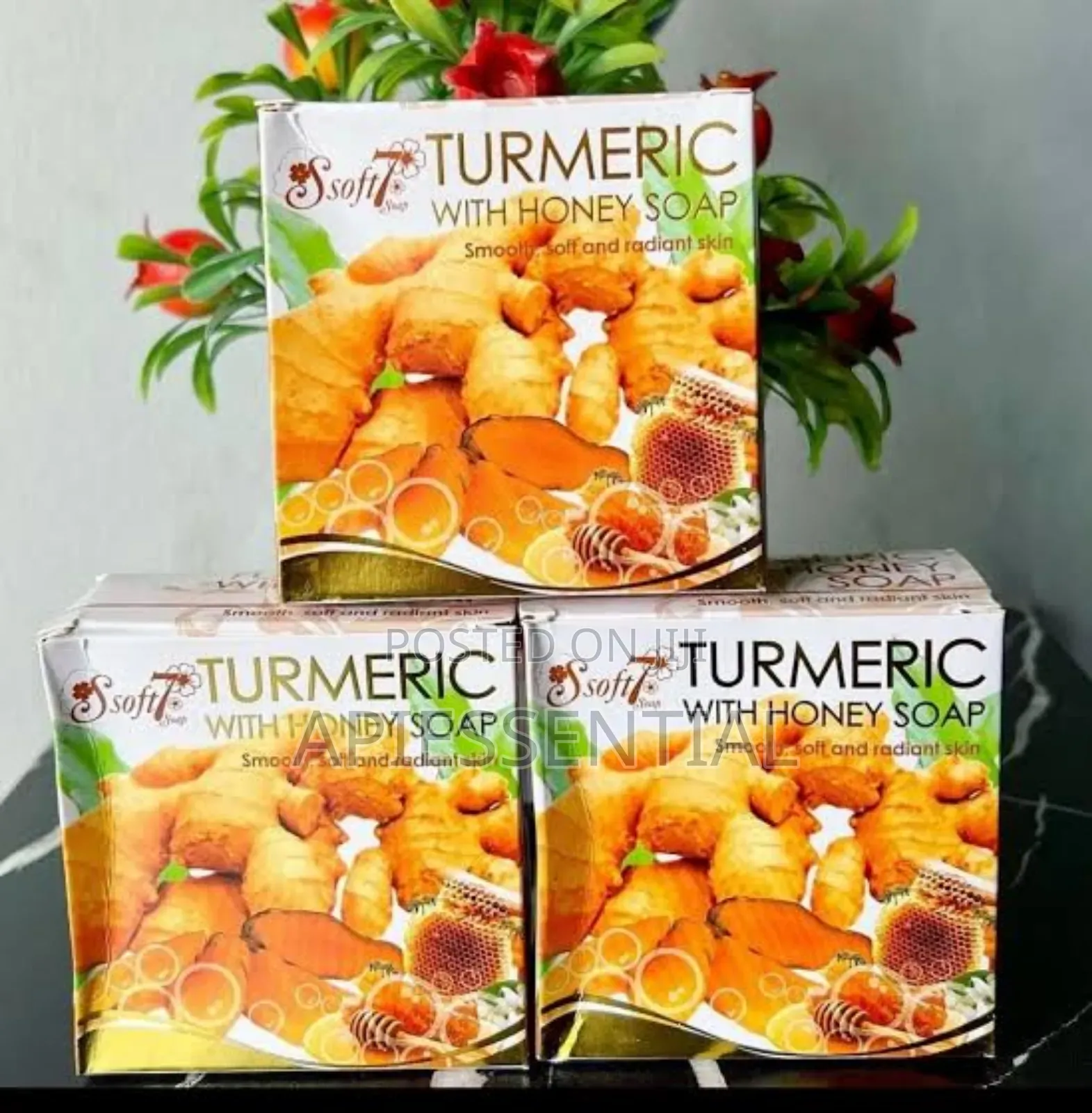 S-Soft 7 Tumeric With Honey Soap