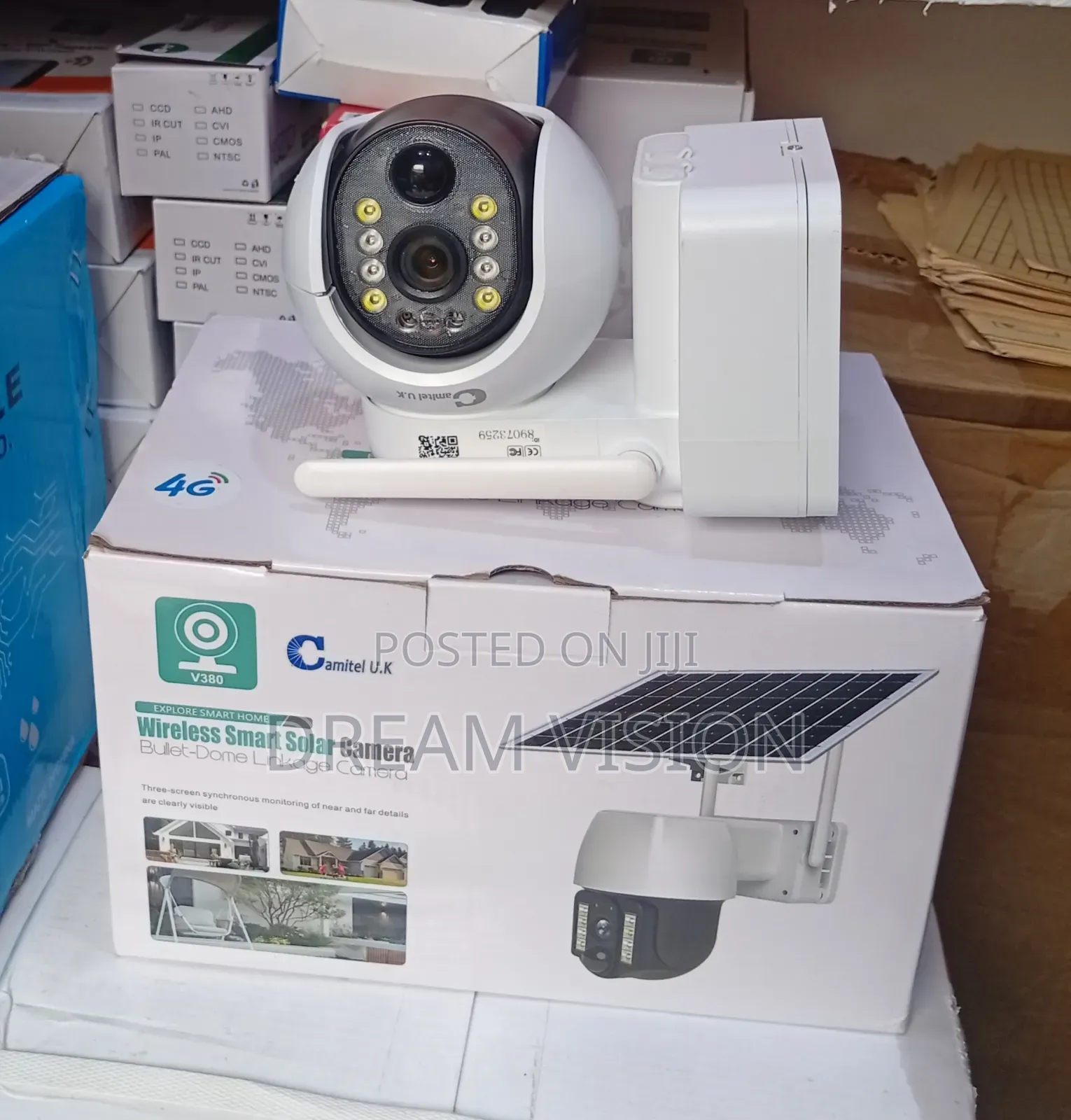 Security Solar Smart Camera Single Lens