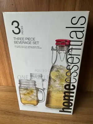 3pcs Glass Beverage Set
