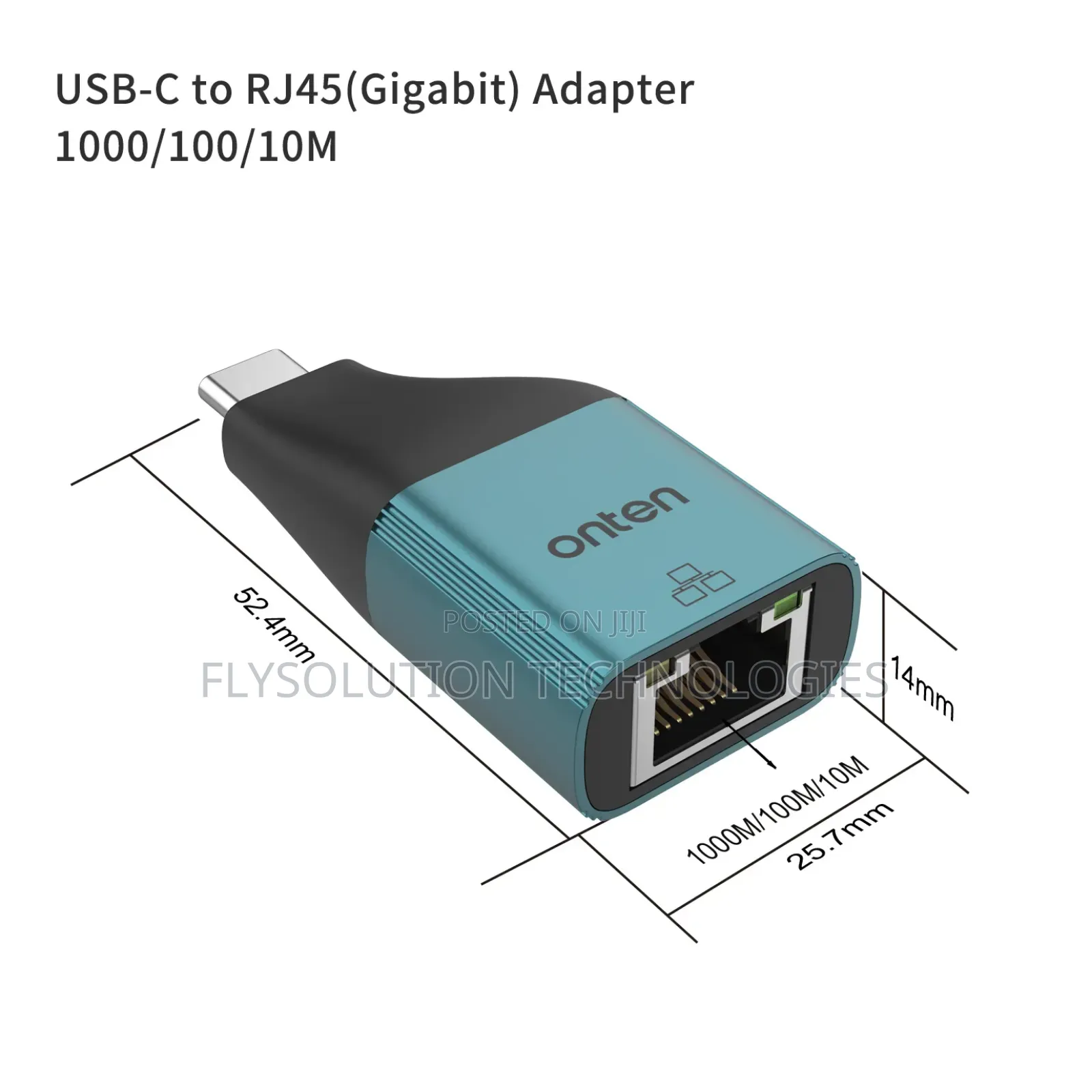 Onten Otn-Uc101 Usb-C to Lan Adapter 1000mbp/S