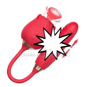 Photo - Sucking Rose Sex Toy With Thrusting Dildo Vibrator