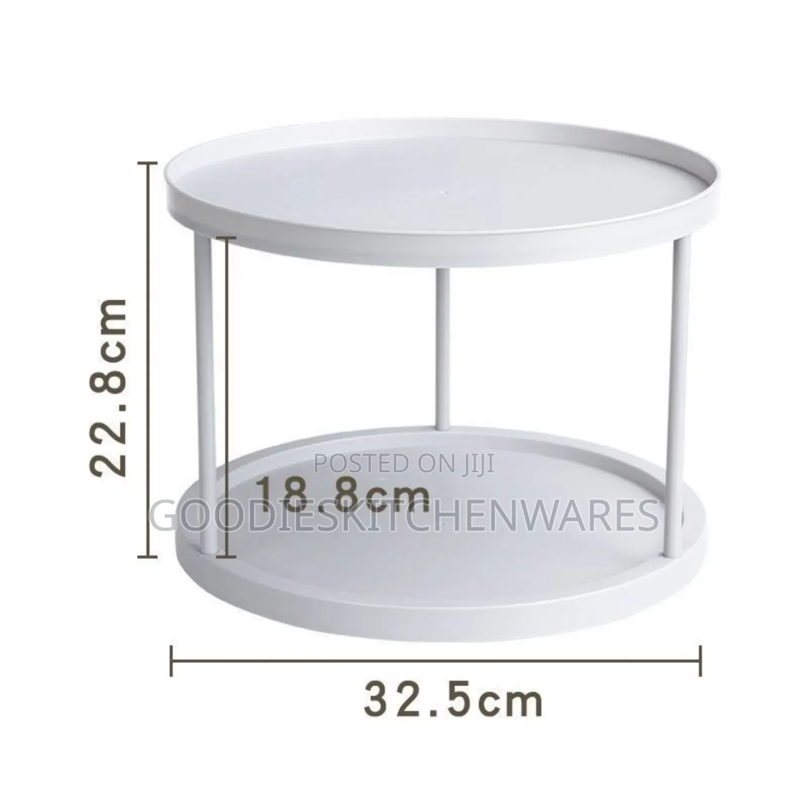 Multifunctional 2 Layer Rotating Storage Rack / Spice Rack
