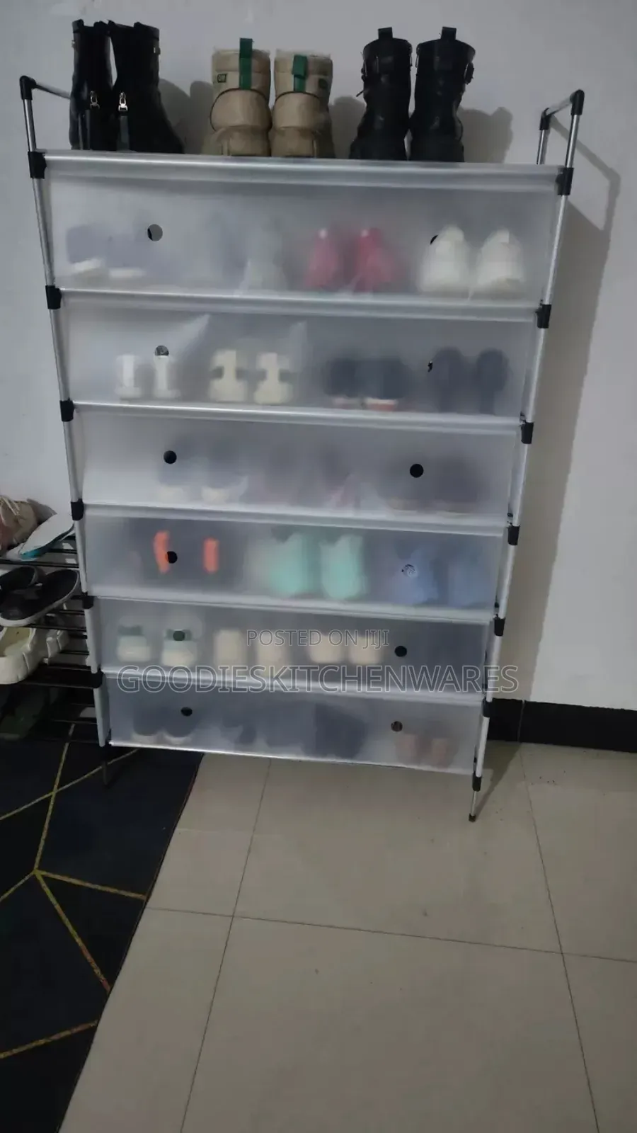 7 Layers Shoe Rack With Cover