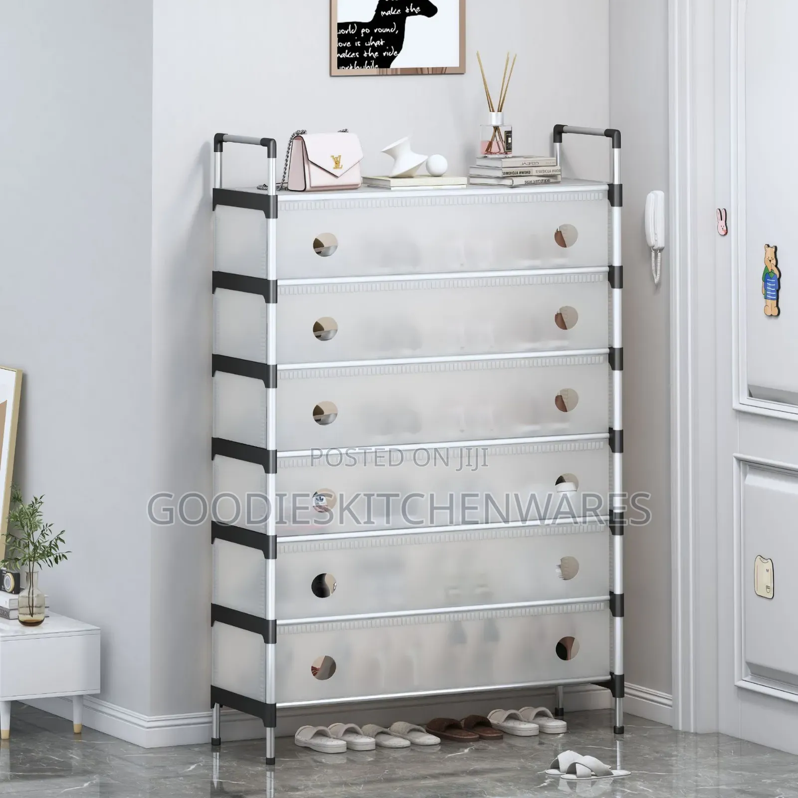 7 Layers Shoe Rack With Cover