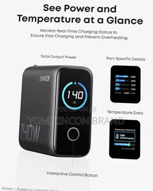 Anker 140w Charger Max Usb C Charger, 4-Port Multi-Device Fast