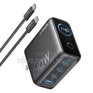 Anker 140w Charger Max Usb C Charger, 4-Port Multi-Device Fast