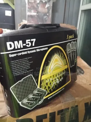 3 in 1 Wharfedale Mic Dm 57 3 Pack 3 in 1 Super Cardoid Dynamic Mic