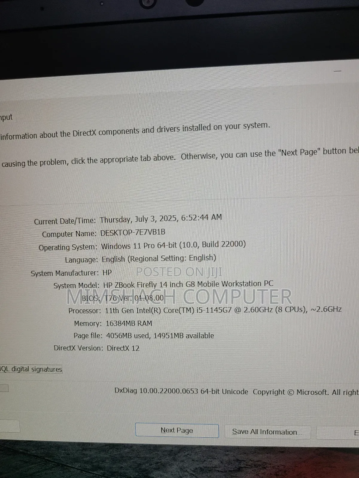 Laptop HP ZBook Firefly G8 16GB Intel Core I5 SSD 512GB