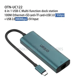 Photo - Onten Otn-Uc122 6 in 1 Usb-C Dock Station