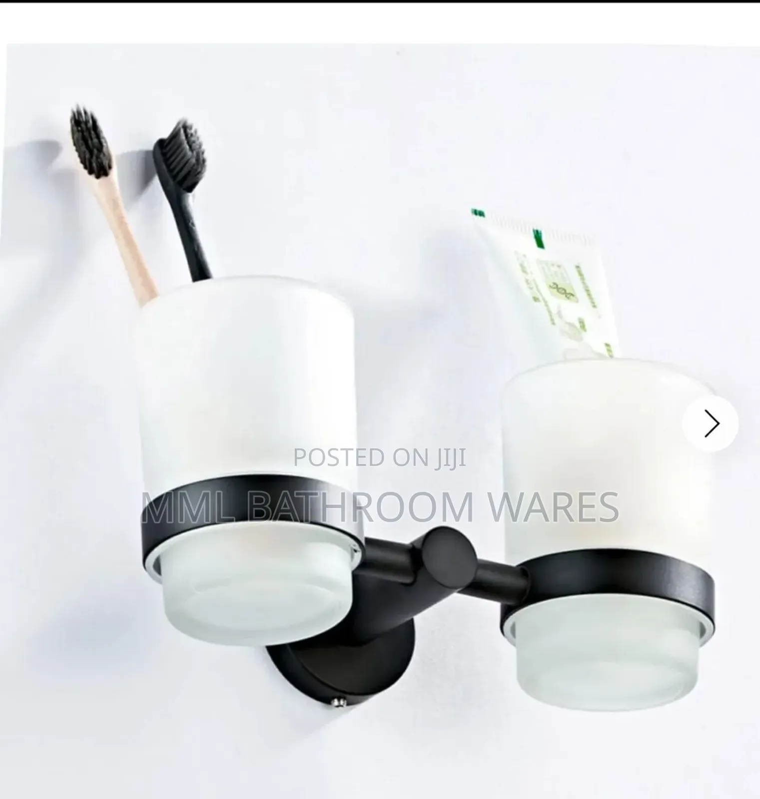 Wall-Mounted Dual Toothbrush Holder
