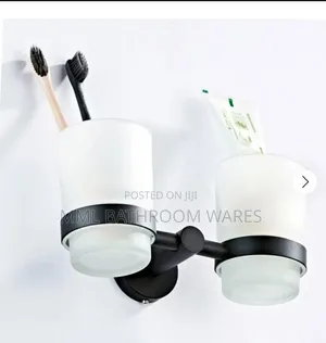 Wall-Mounted Dual Toothbrush Holder