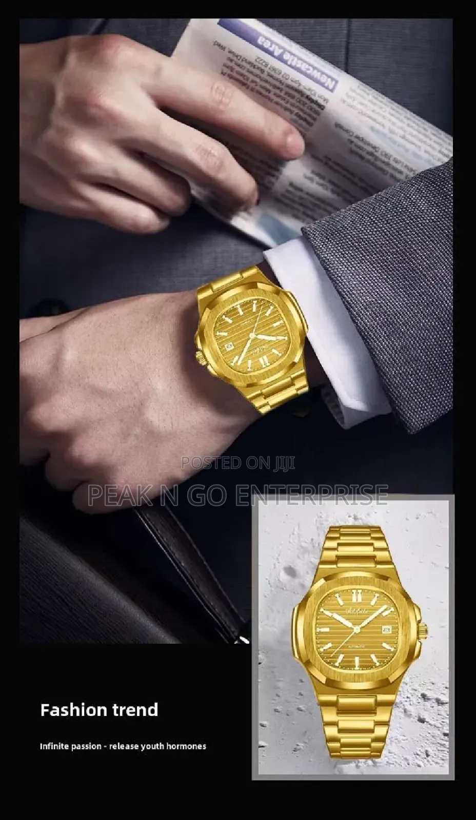 Luxury Gold Watch
