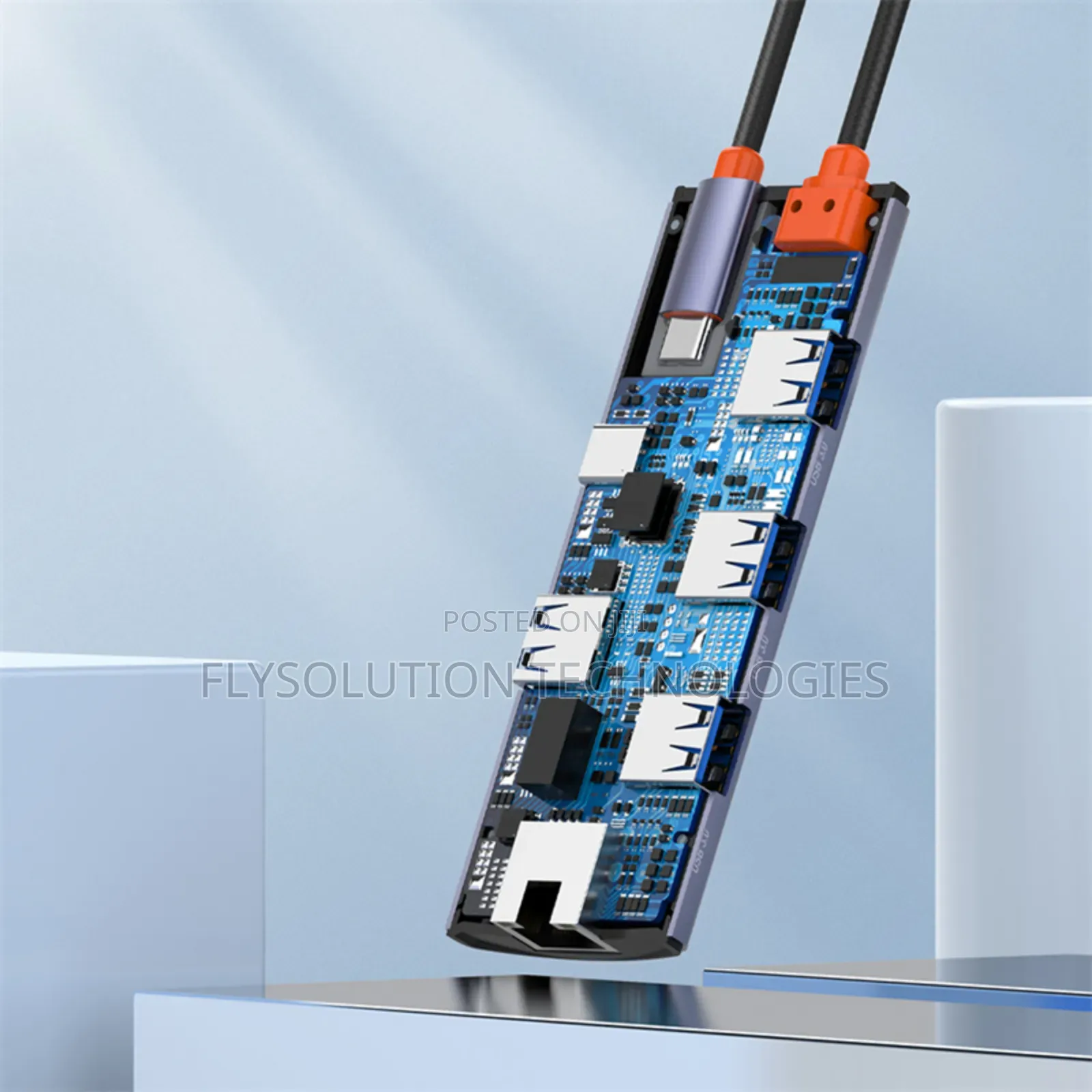 6 in 1 Usb-C Dock Station Ds-16u Pd 100watts Input