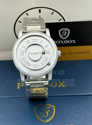 Original Foxbox Silver Stainless Steel Watch in Store