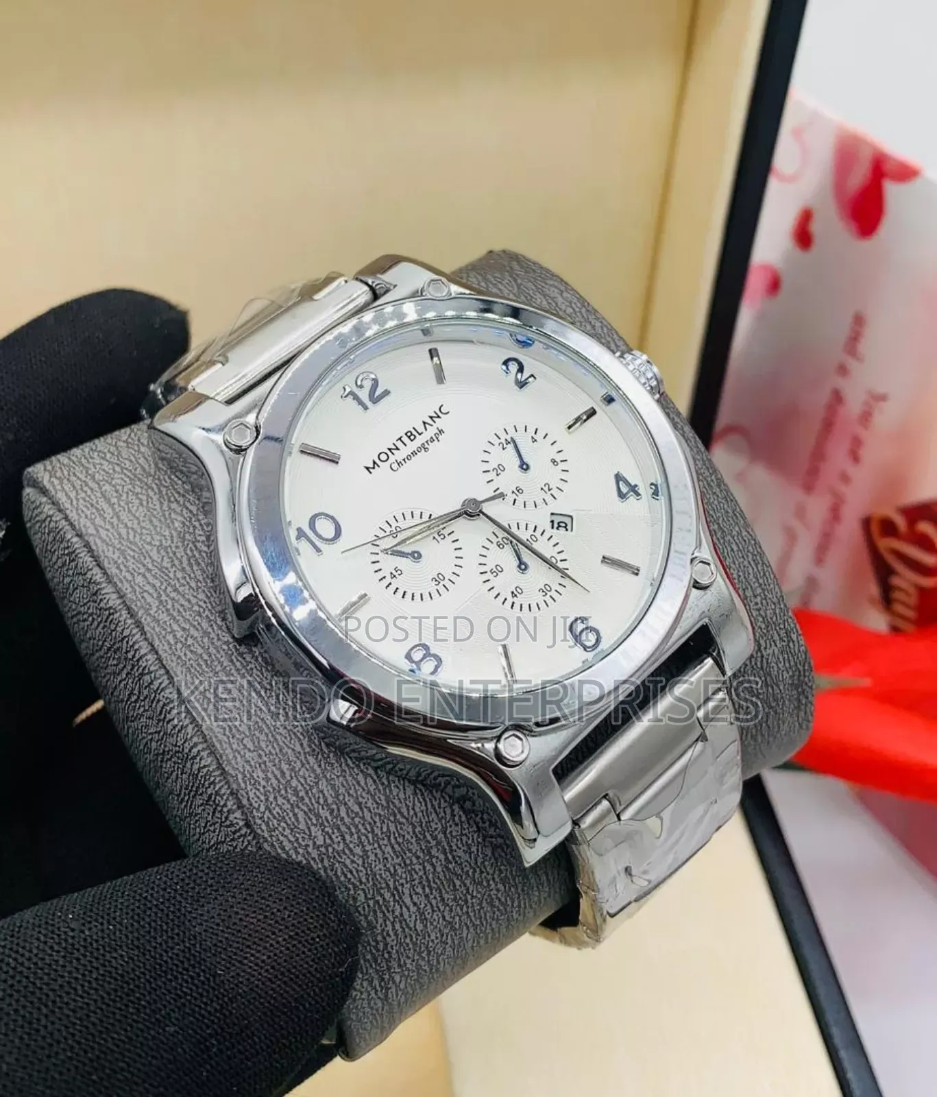 Silver Montblanc Chronograph Chain