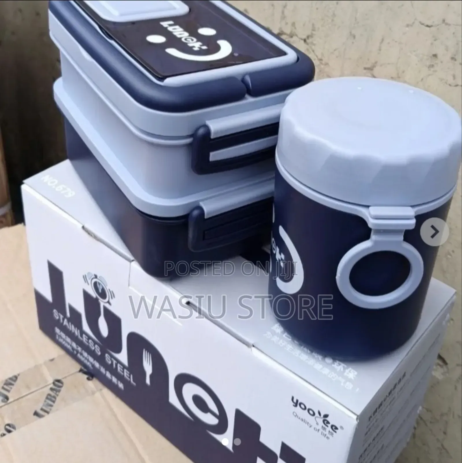 2 Layer Insulated Food Flask With Extra Cup