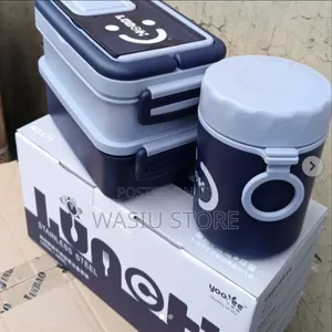 2 Layer Insulated Food Flask With Extra Cup