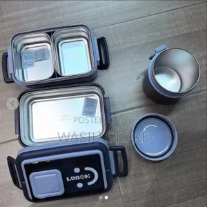 2 Layer Insulated Food Flask With Extra Cup