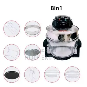 8 in 1 Multifunction Cooker Desktop Glass Air Fryer Electric