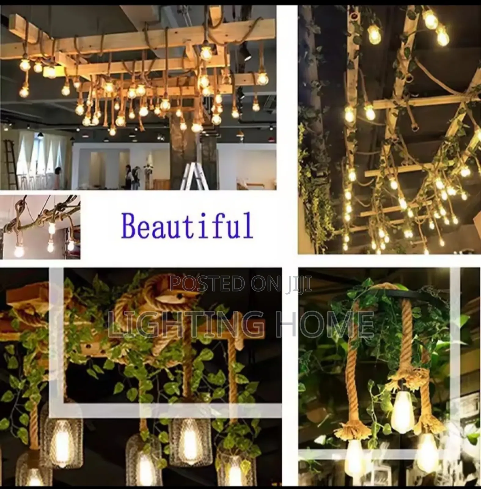 Single Woven Pendant Light