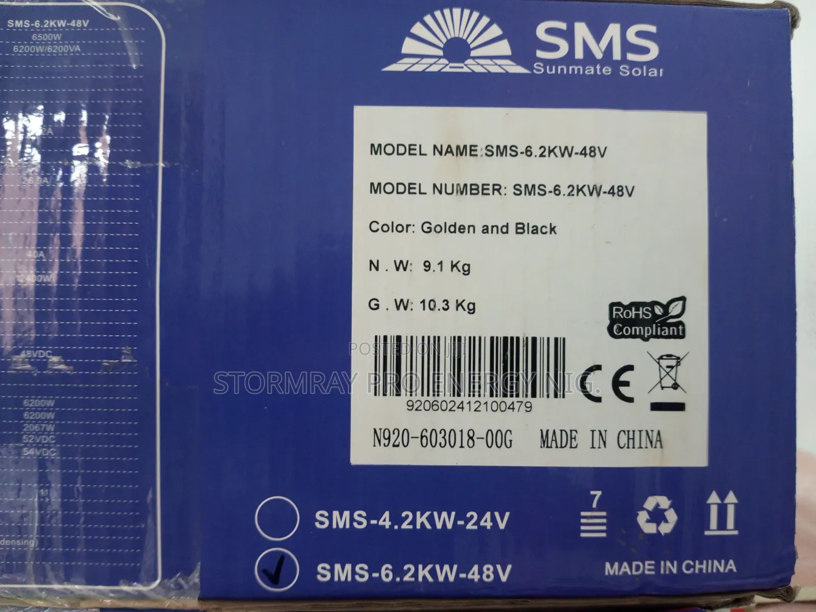 6.2kva Sms Hybrid Inverter