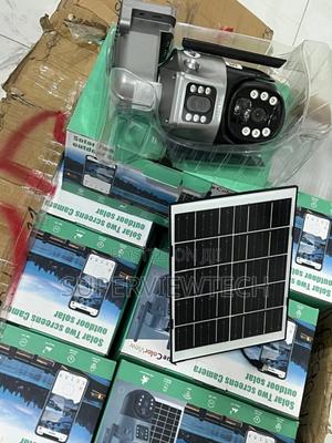 Ultra Hd Dual Lens Security Camera With Solar Power