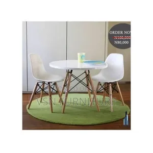 Dining Table With Two Chairs (Set)