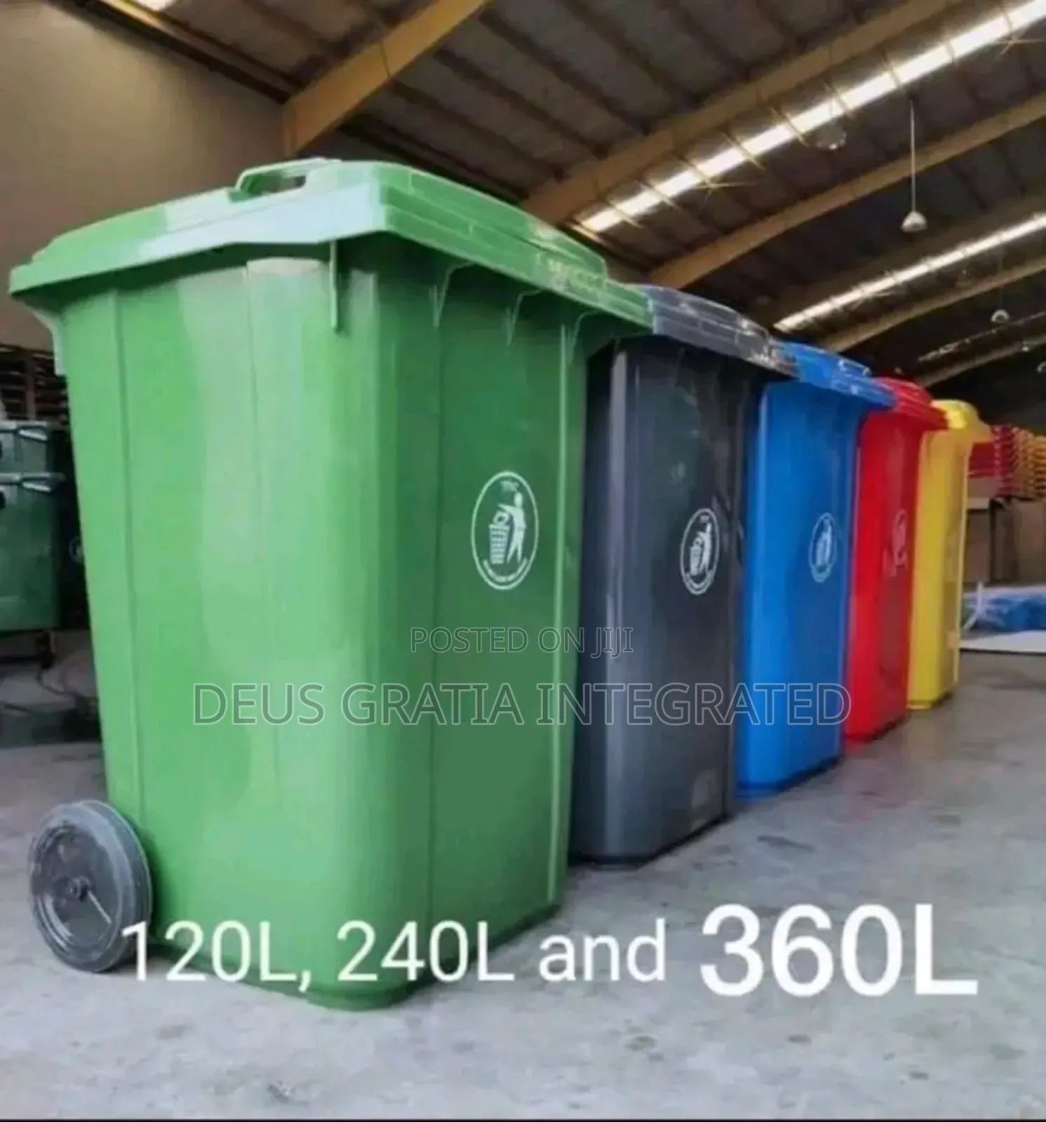 360 Litres Imported Waste Bin