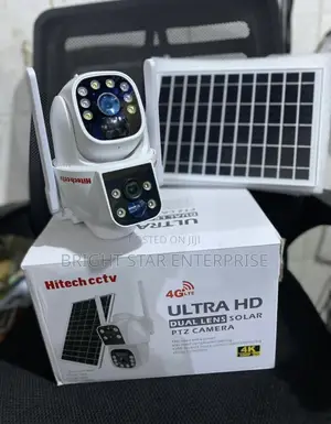 CCTV Solar Double Let Camera With Voice Record on Hd
