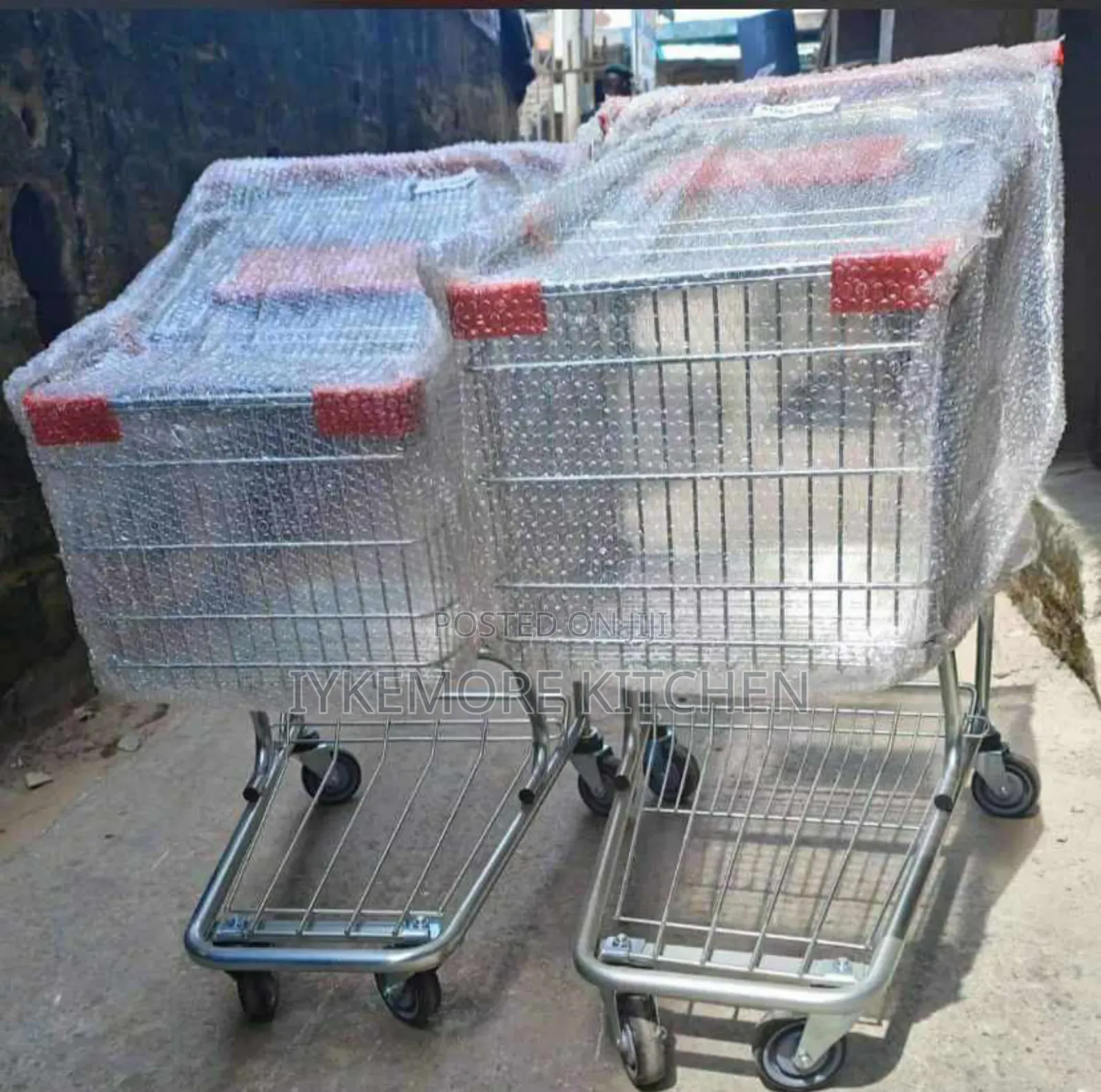 60/100 Liters Chrome Trolley