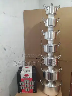 7pcs Aluminum Stock Pot