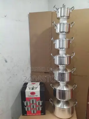 7pcs Aluminum Stock Pot