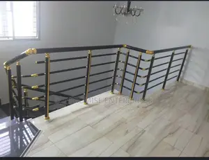 Aluminum Handrails With Touch of Gold