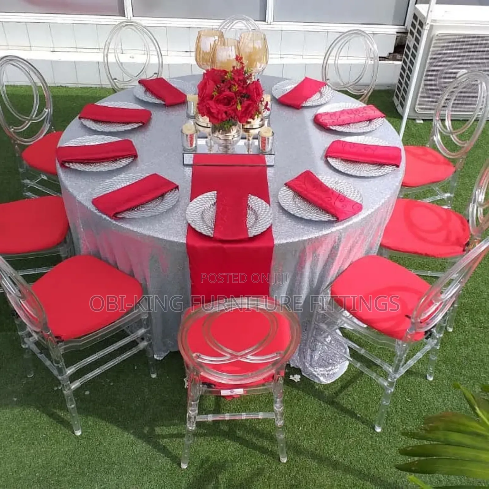 Transparent Chair Round Back