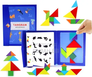 Tangram Woodiness Book Puzzle